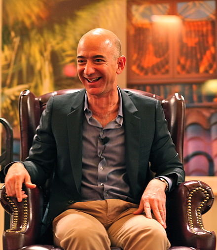 Jeff Bezos, the founder of Amazon