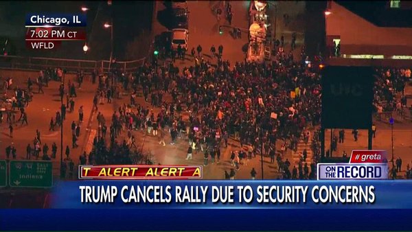 Trump Rally in Chicago Canceled Due to Violence